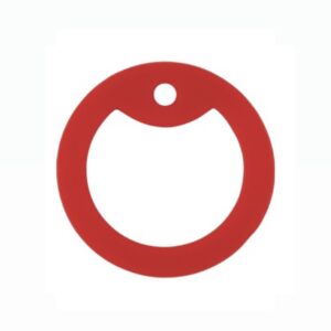 Gommino silenziatore Rosso per piastrine dog tags