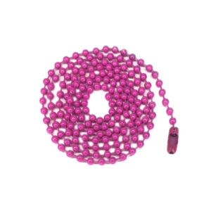 Collana a Pallini Fucsia per piastrina militare dog tags