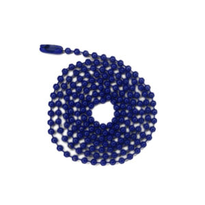 Collana a Pallini blu per piastrina militare dog tags