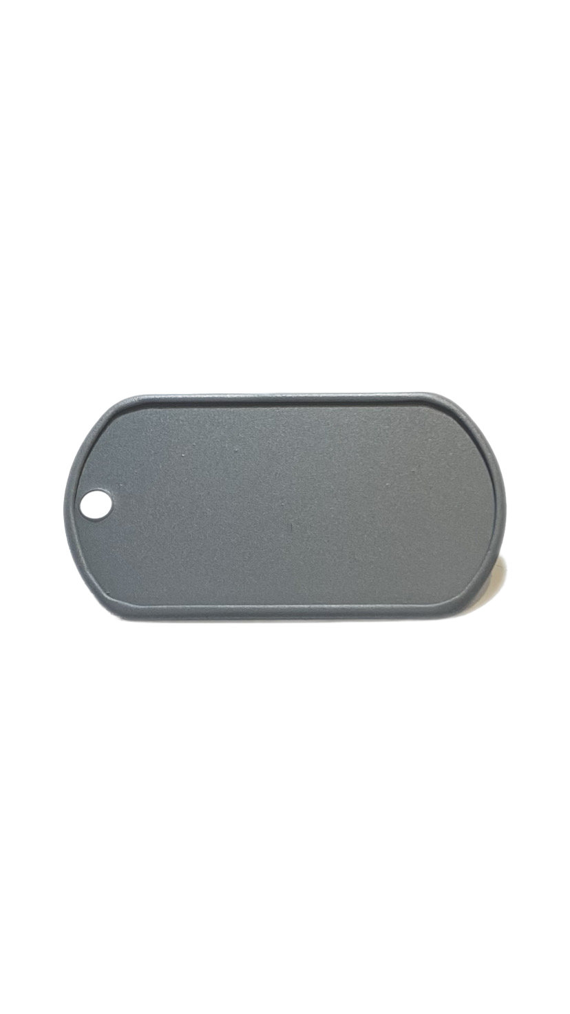Piastrina Militare GREY FLAT BATTLESHIP GREY