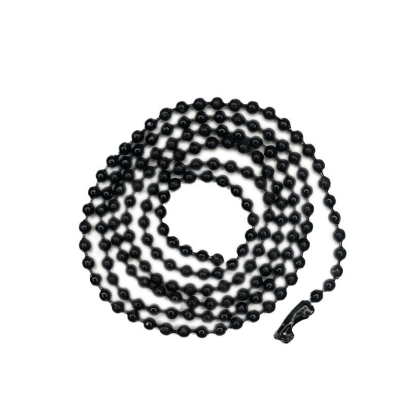 Collana a Pallini nera