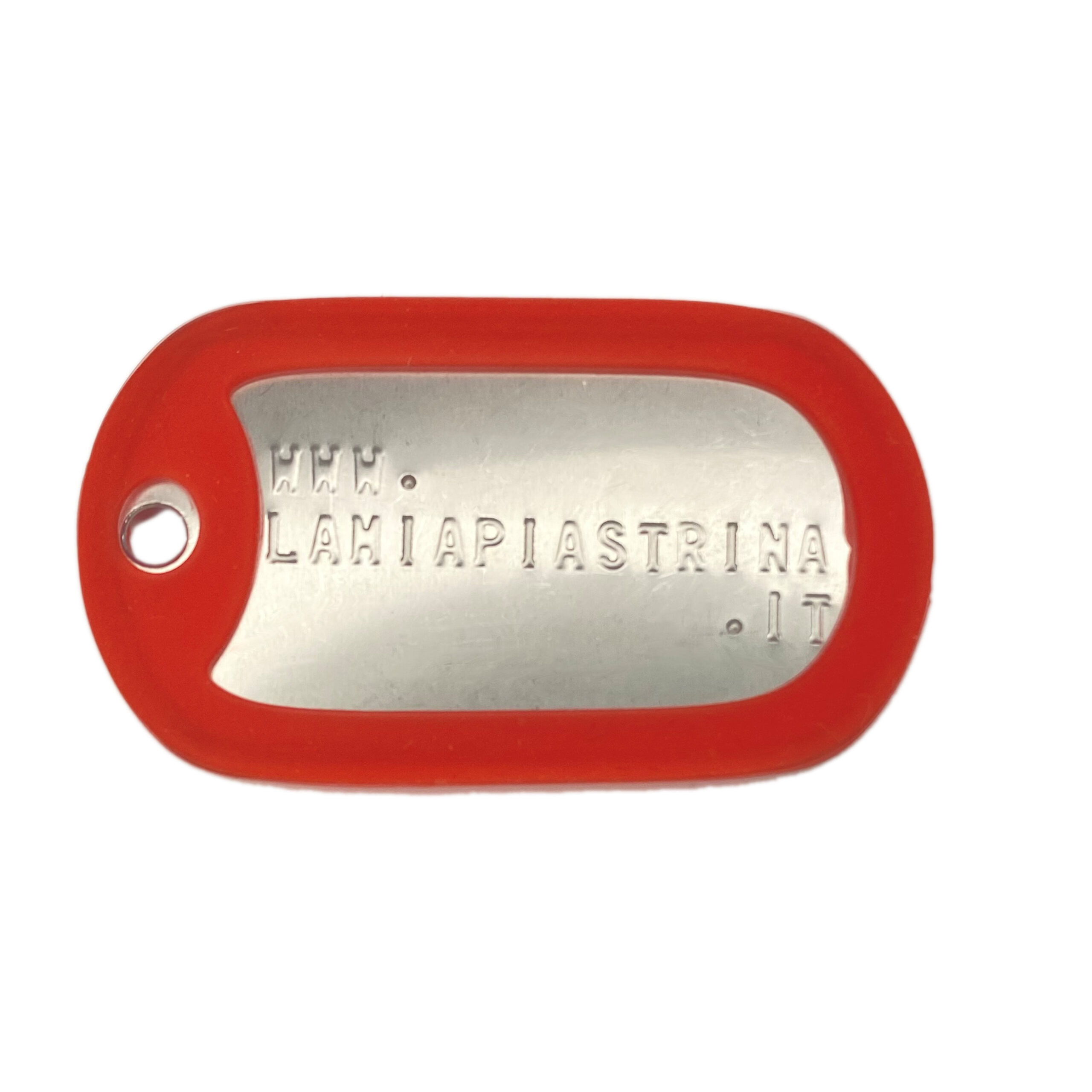 Gommino silenziatore rosso con piastrina