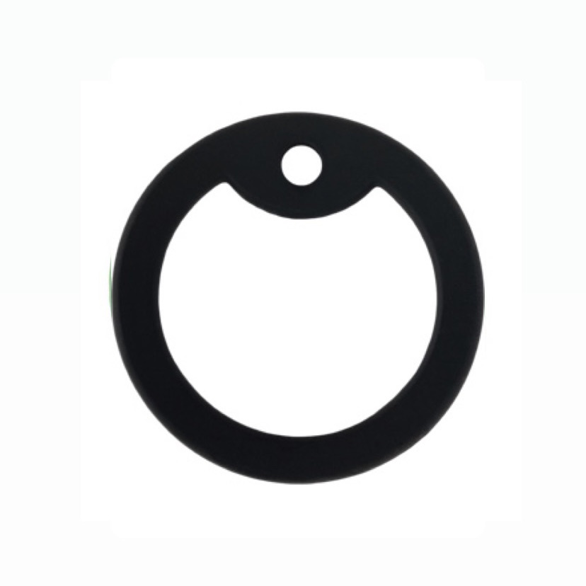 Gommino Silenziatore Nero per piastrine dog tags