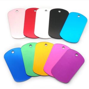 Piastrine Acciaio Colorate MINI