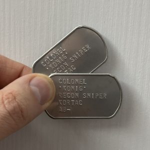 COD Konig Call of Duty Dogtag piastrine militari