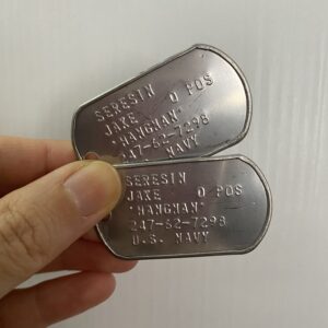 piastrine militari Hangman Seresin Jake top gun