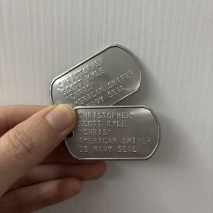 Piastrine Militari CHRIS - Cosplay Dog Tags American Sniper