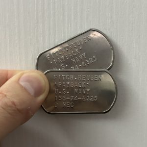 TOP GUN - Piastrine DogTags PAYBACK