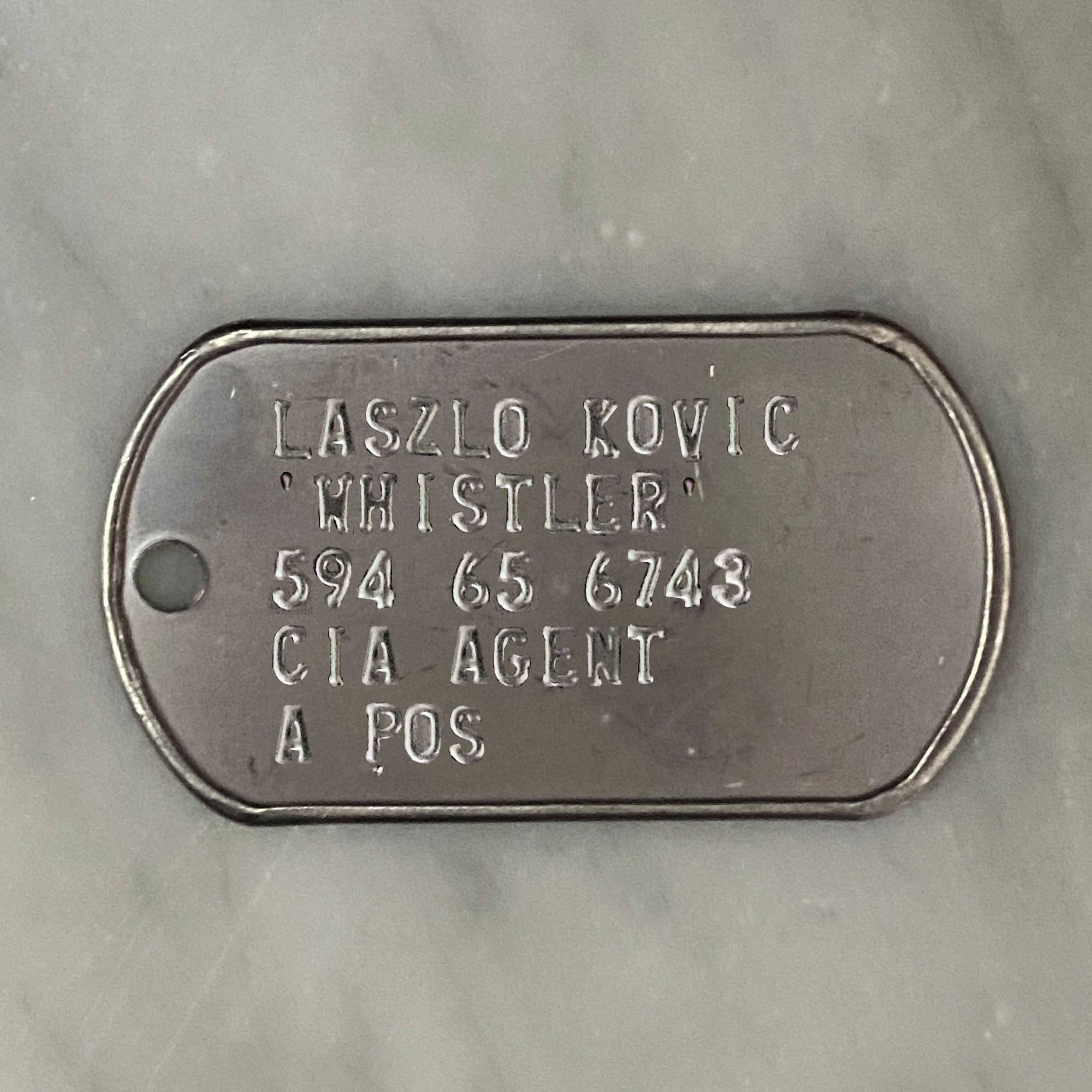 Piastrine LAZLO Kovic Whistler Battlefield
