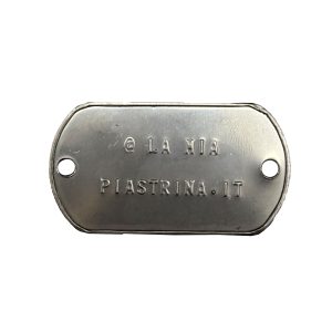 DogTag Militare Doppio FORO personalizzata