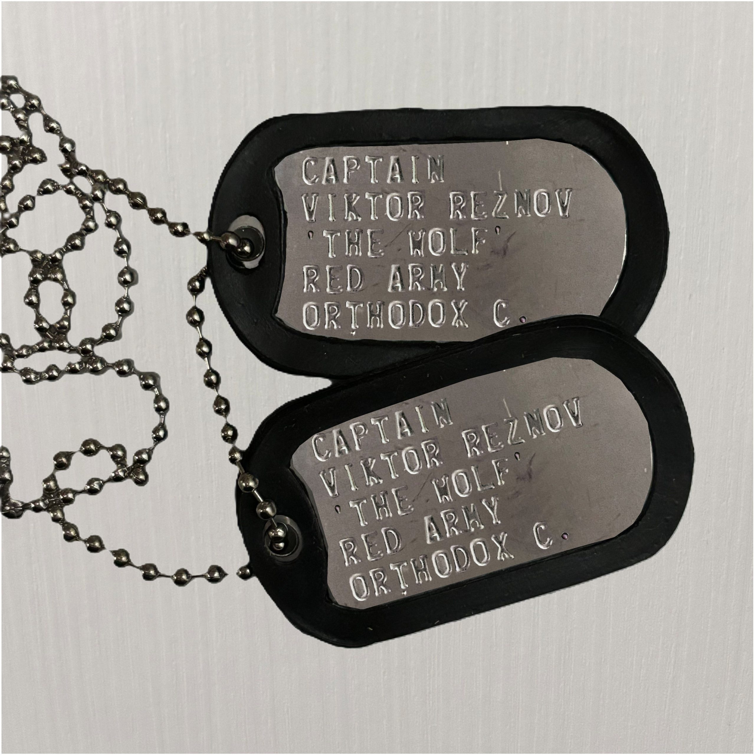 COD Dogtag Captain Viktor REZNOV the wolf Call of Duty