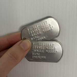 Dogtag Franke Woods Unclse Woods Call Of Duty COD