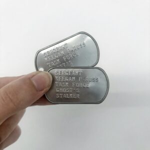 Call of Duty Keegan Russ dogtag piastrine militari COD