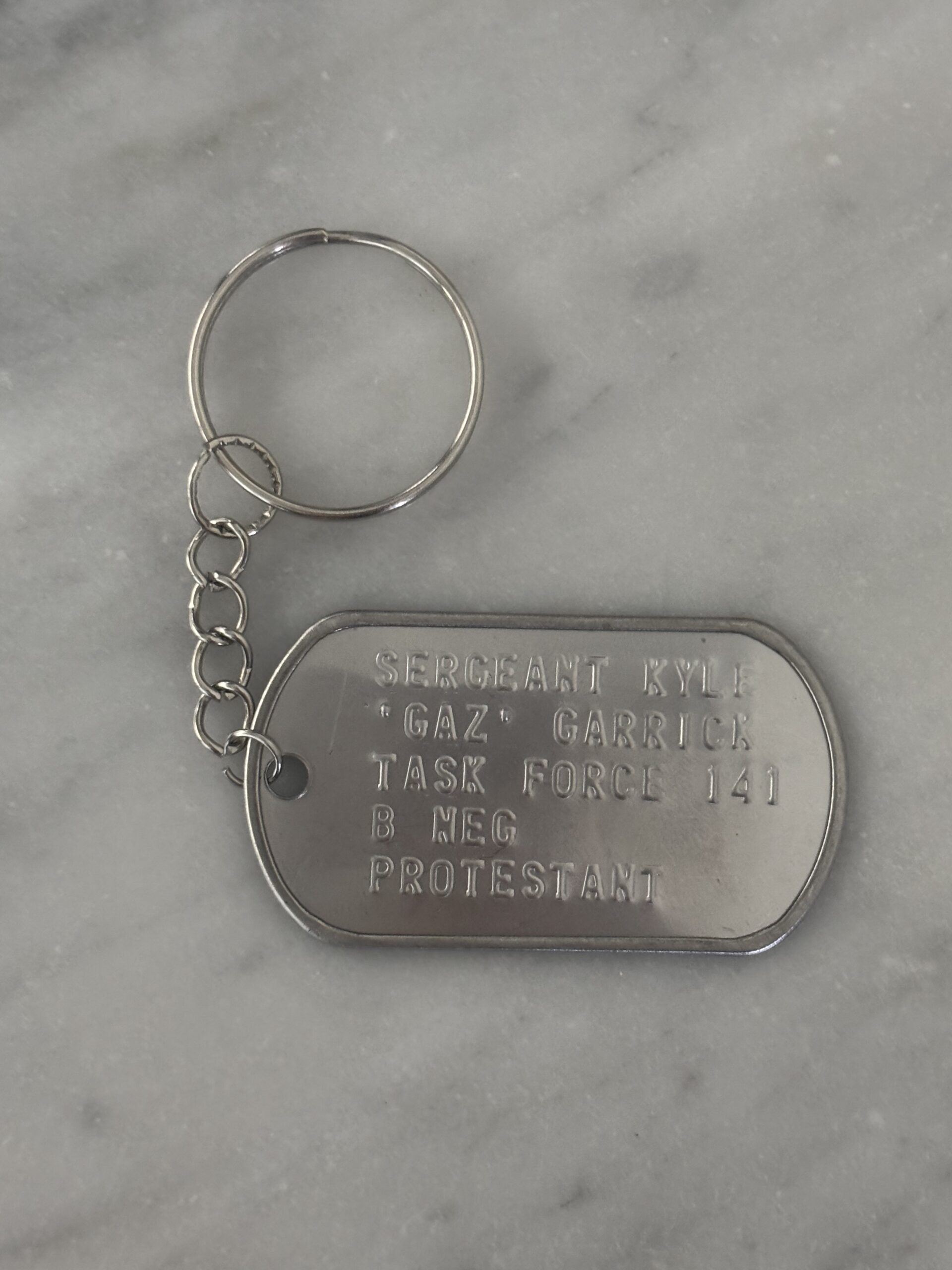 Kyle GAZ Garrick - Cosplay Dog Tags Call of Duty COD