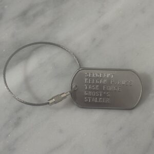 Call of Duty Keegan Russ dogtag piastrine militari COD