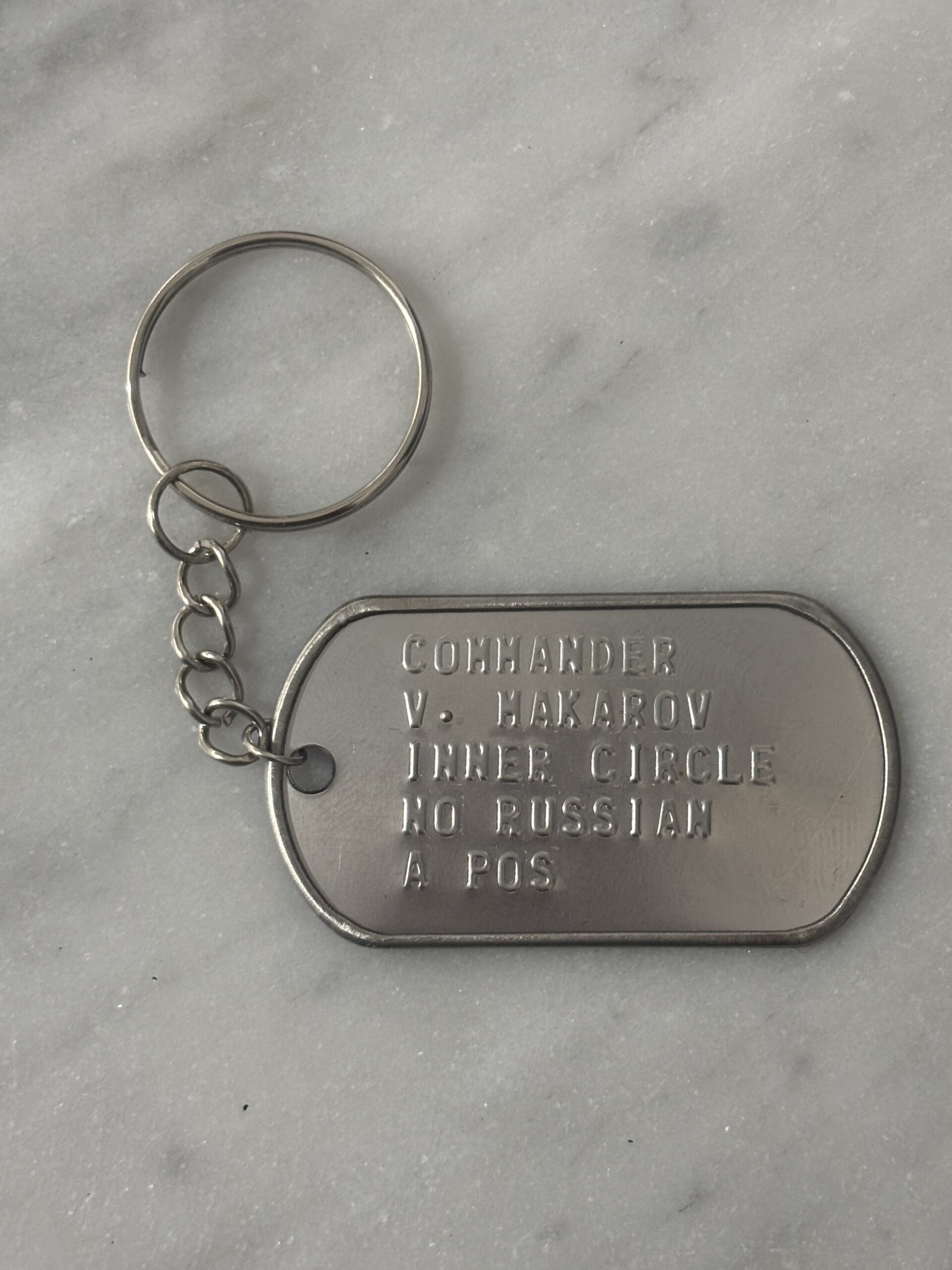 COD - Portachiavi DogTag MAKAROV