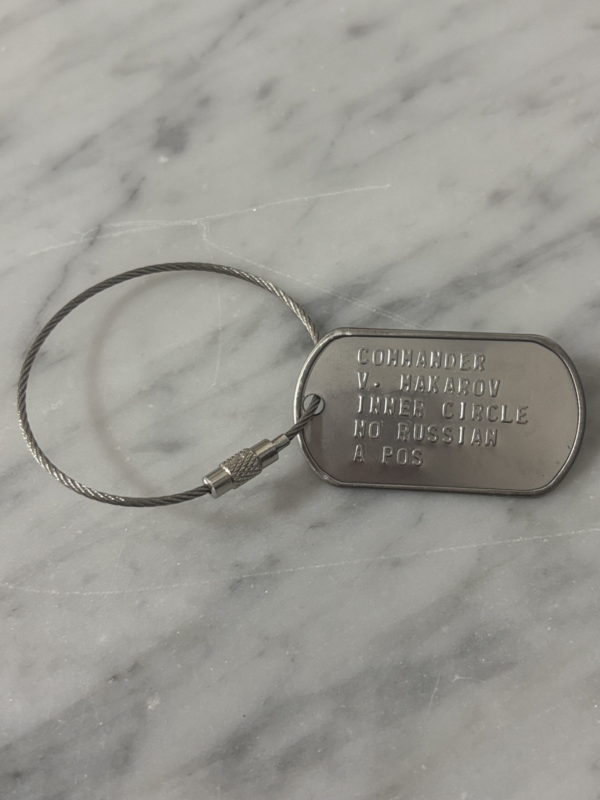 COD - Security DogTag MAKAROV