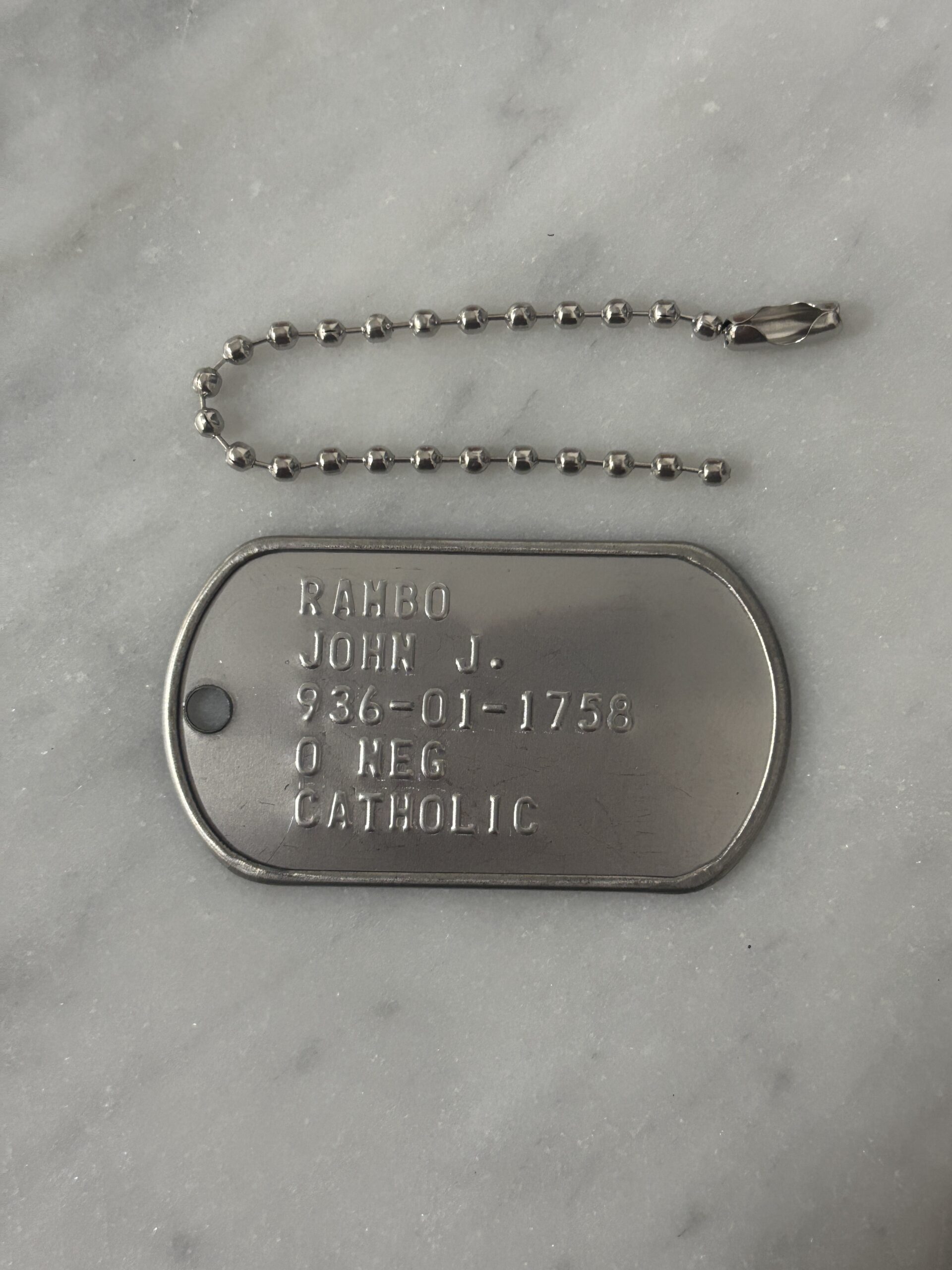 RAMBO - Portachiavi DogTag - immagine 5