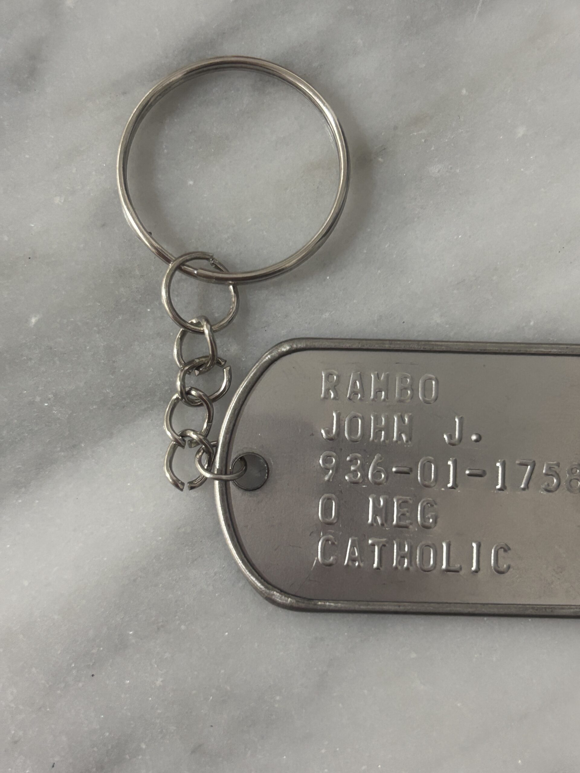 RAMBO - Portachiavi DogTag - immagine 2