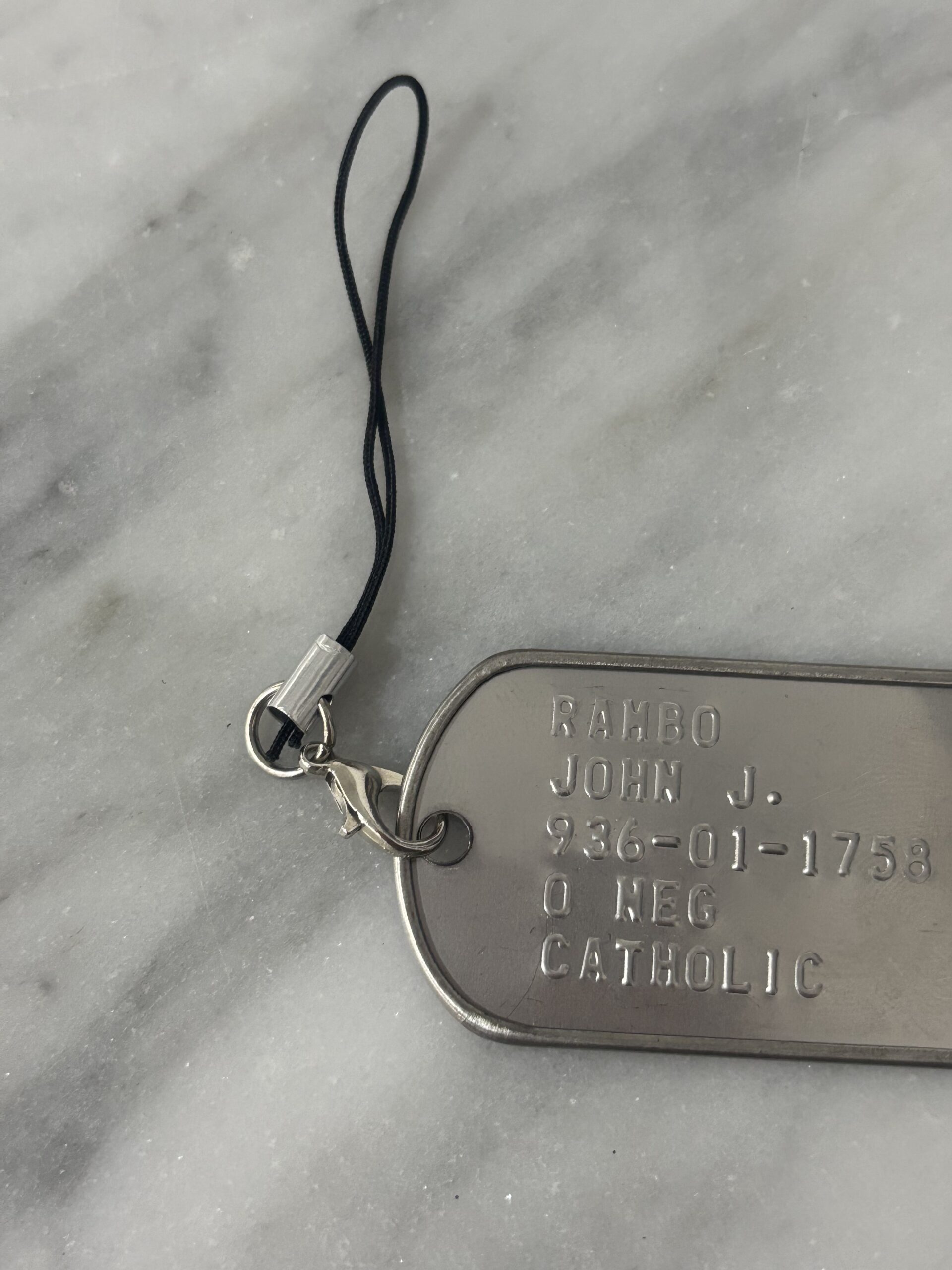 RAMBO - Portachiavi DogTag - immagine 4