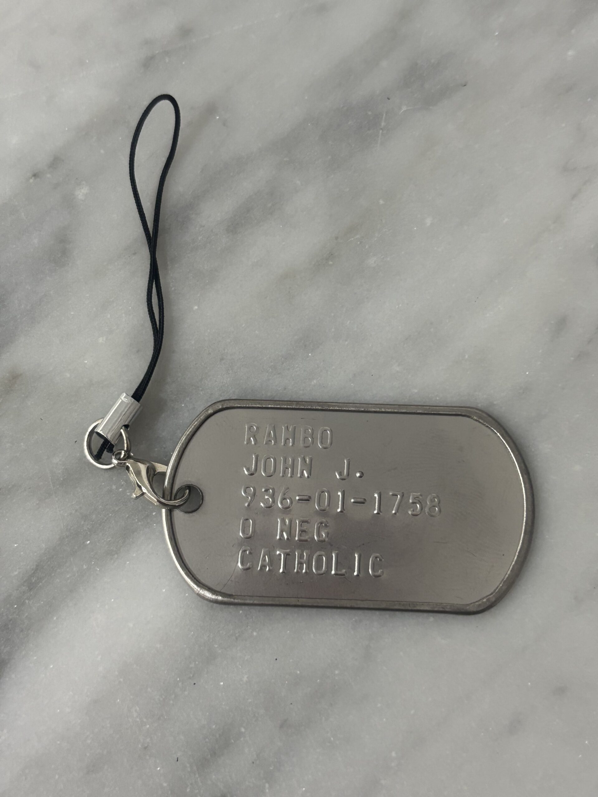 RAMBO - Portachiavi DogTag - immagine 3