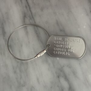 COD Dogtag Raul MENENDEZ Cambeiro Odysseus Call of Duty