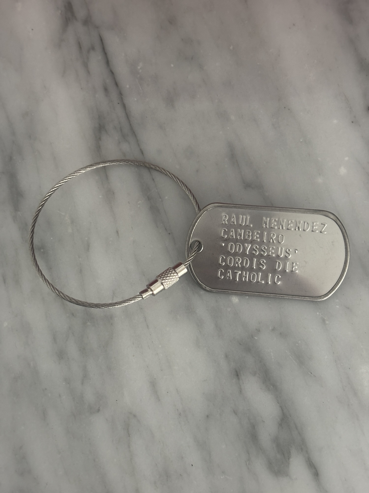 COD Dogtag Raul MENENDEZ Cambeiro Odysseus Call of Duty