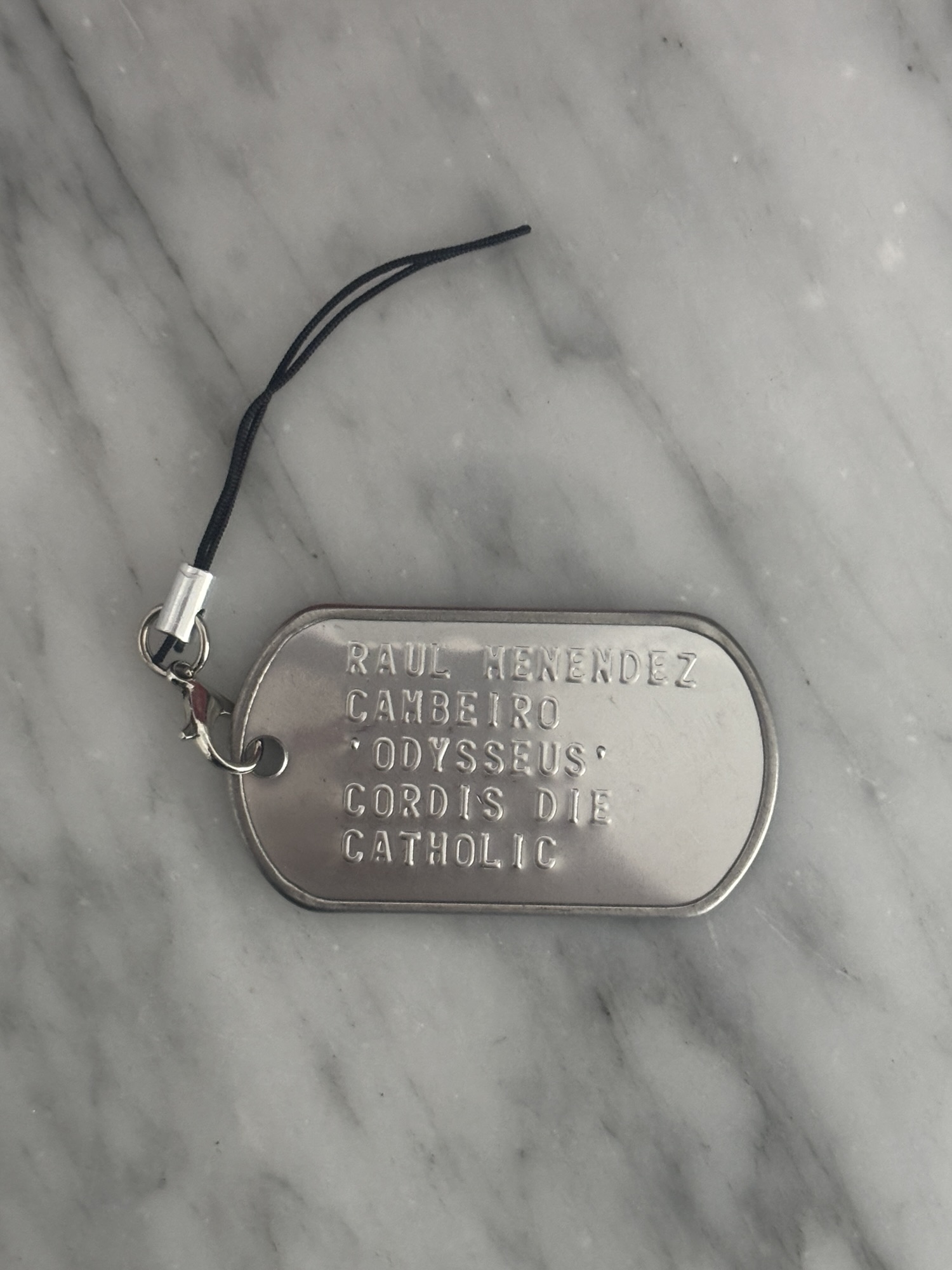 COD Dogtag Raul MENENDEZ Cambeiro Odysseus Call of Duty