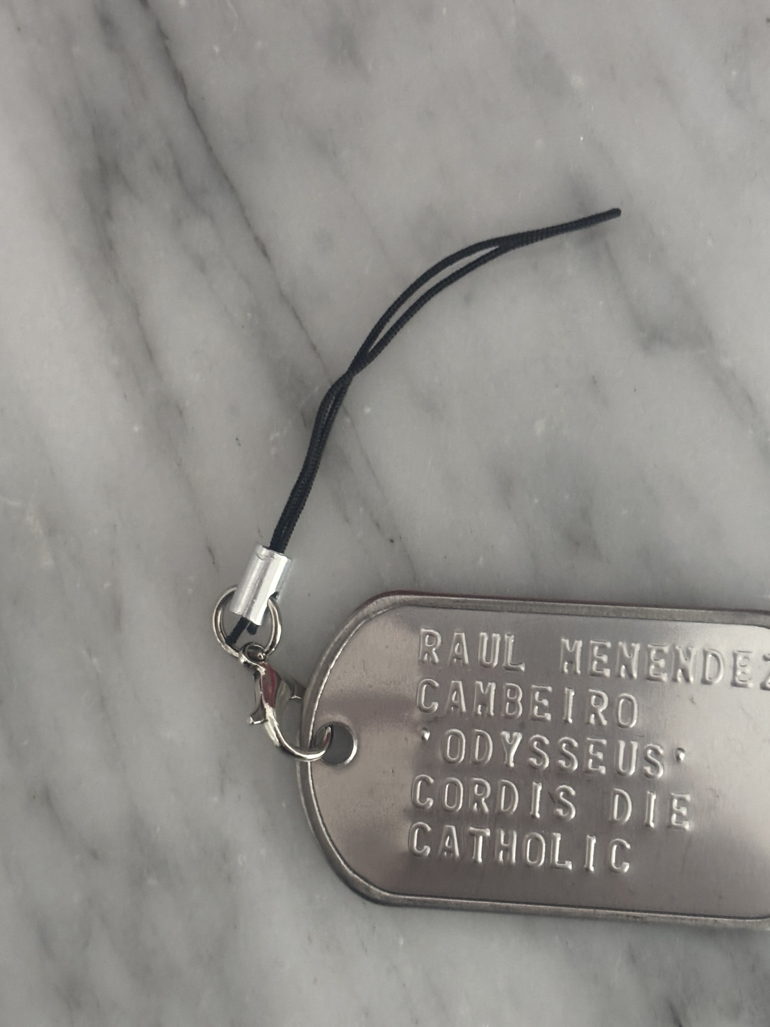 COD Dogtag Raul MENENDEZ Cambeiro Odysseus Call of Duty