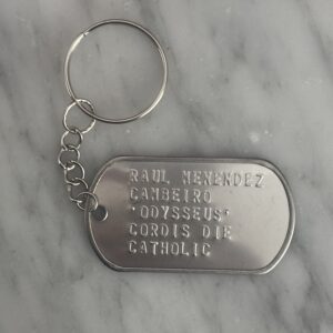COD Dogtag Raul MENENDEZ Cambeiro Odysseus Call of Duty