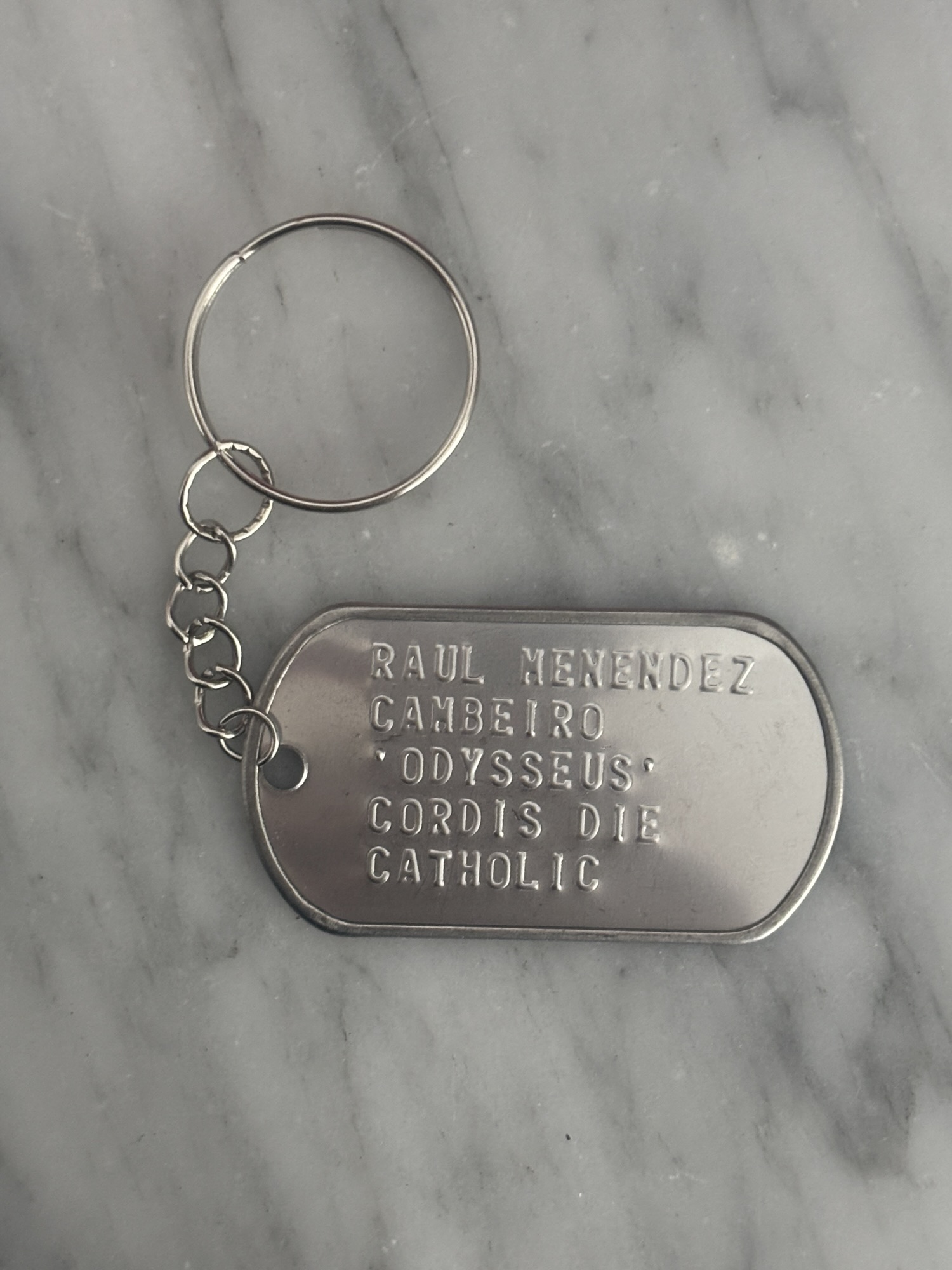 COD Dogtag Raul MENENDEZ Cambeiro Odysseus Call of Duty