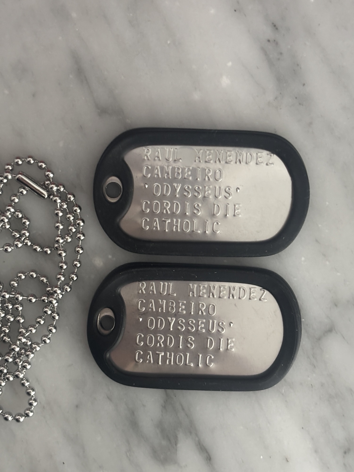 COD Dogtag Raul MENENDEZ Cambeiro Odysseus Call of Duty