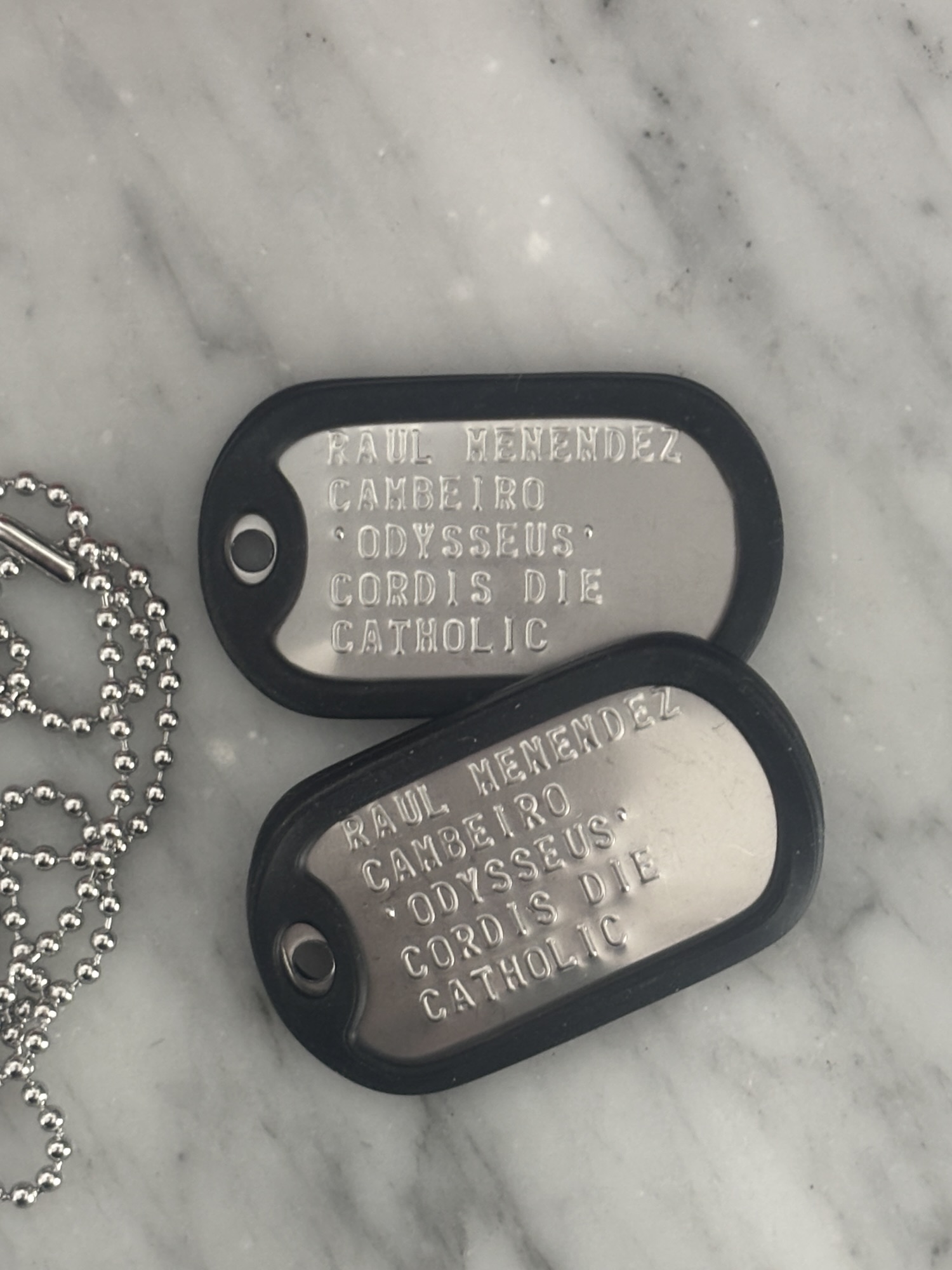 COD Dogtag Raul MENENDEZ Cambeiro Odysseus Call of Duty