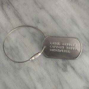 Piastrine MARVEL Ms America Avengers Dogtag piastrine militari