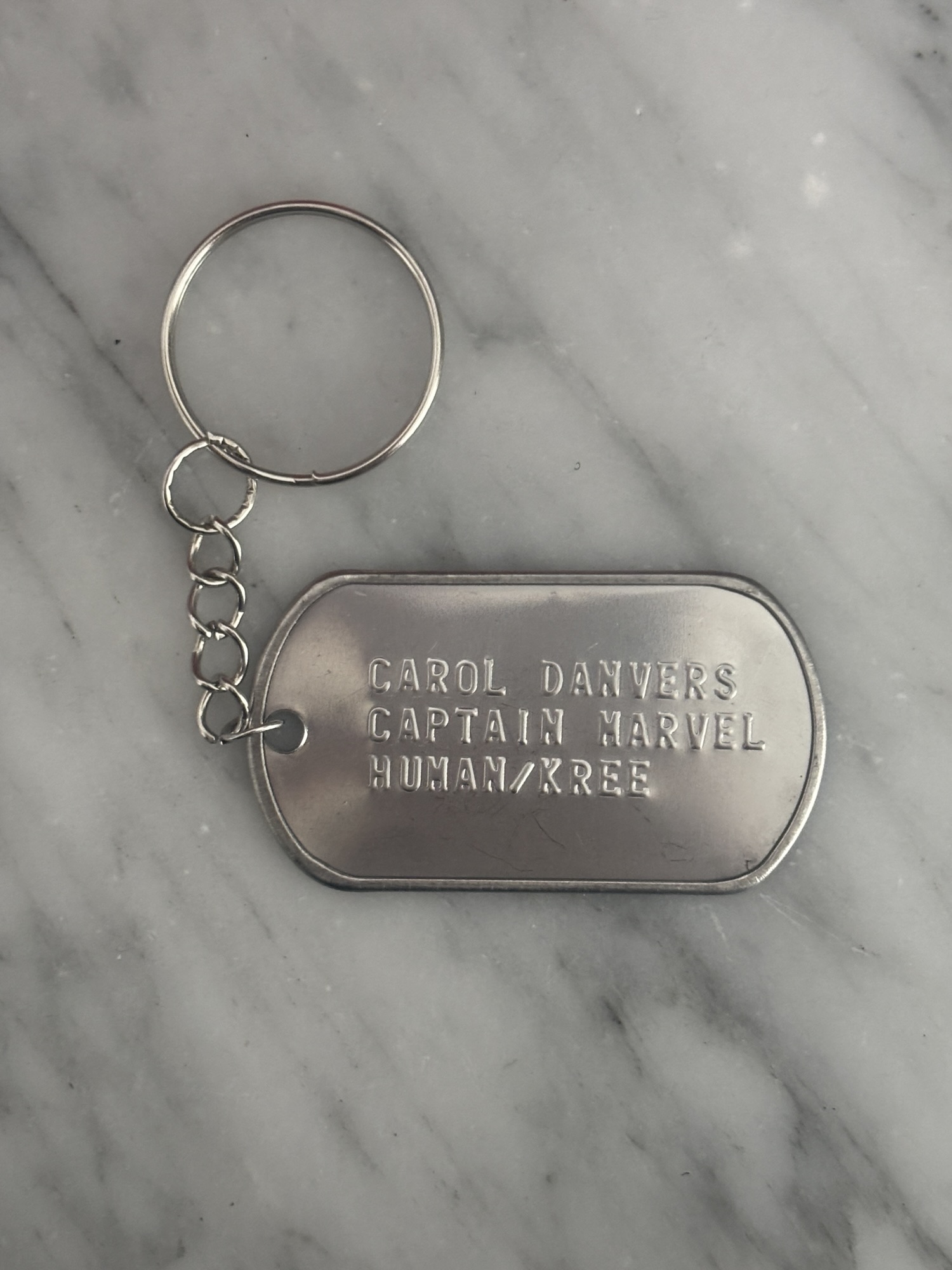 Piastrine MARVEL Ms America Avengers Dogtag piastrine militari