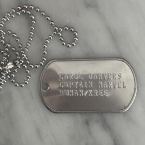 Piastrine MARVEL Ms America Avengers Dogtag piastrine militari