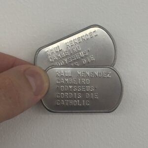 COD Dogtag Raul MENENDEZ Cambeiro Odysseus Call of Duty