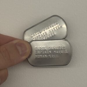 Piastrine MARVEL Ms America Avengers Dogtag piastrine militari